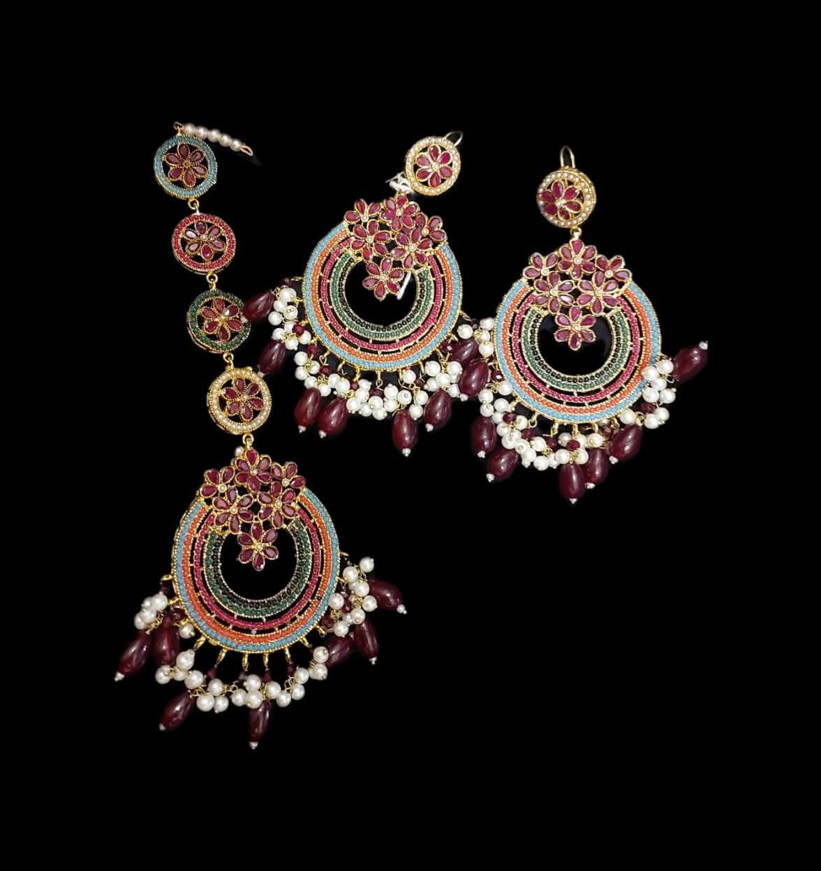 Royal Chandbali & Tikka Set