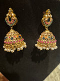 Beautiful Pearled Jhumkas