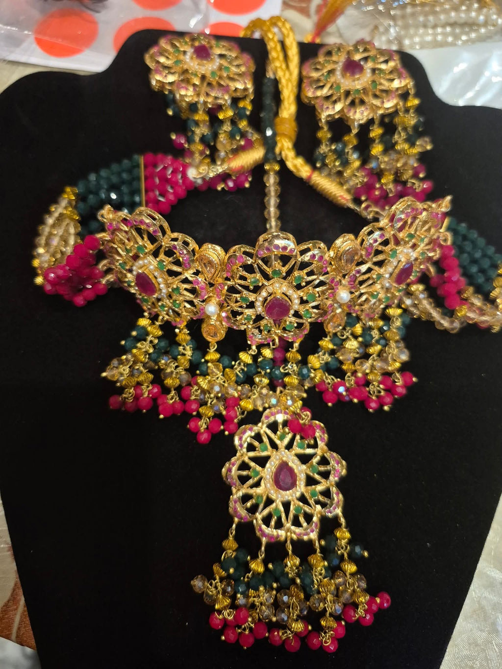 Heavy Bridal Kundan Choker Set