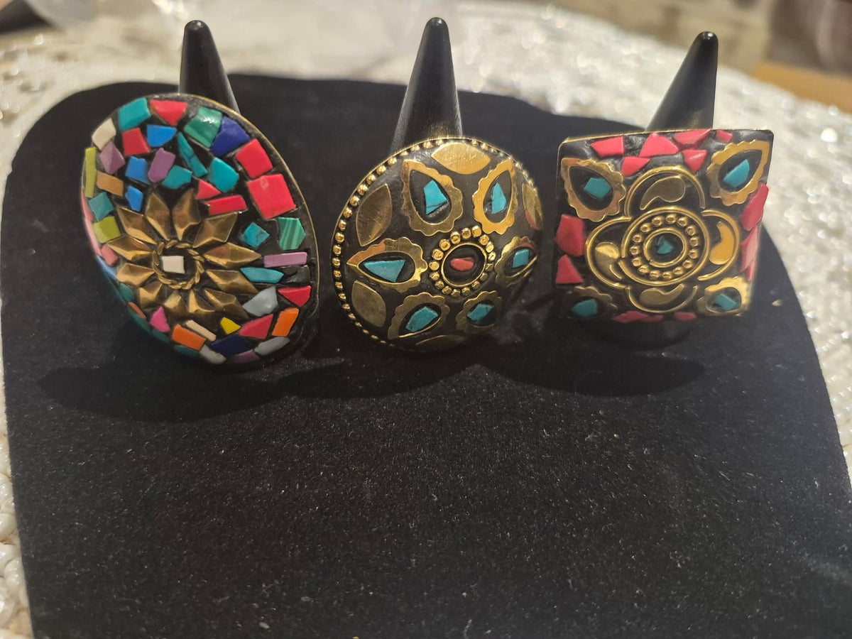 Vintage and Tribal beautiful Rings
