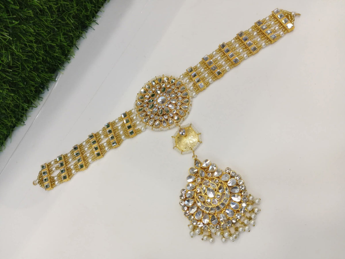 Beautiful Pearled MathaPatti