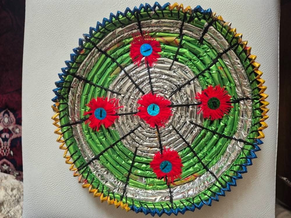 Traditional Handcrafted Woven Roti Changair / Chaba (Handmade Bread Basket)