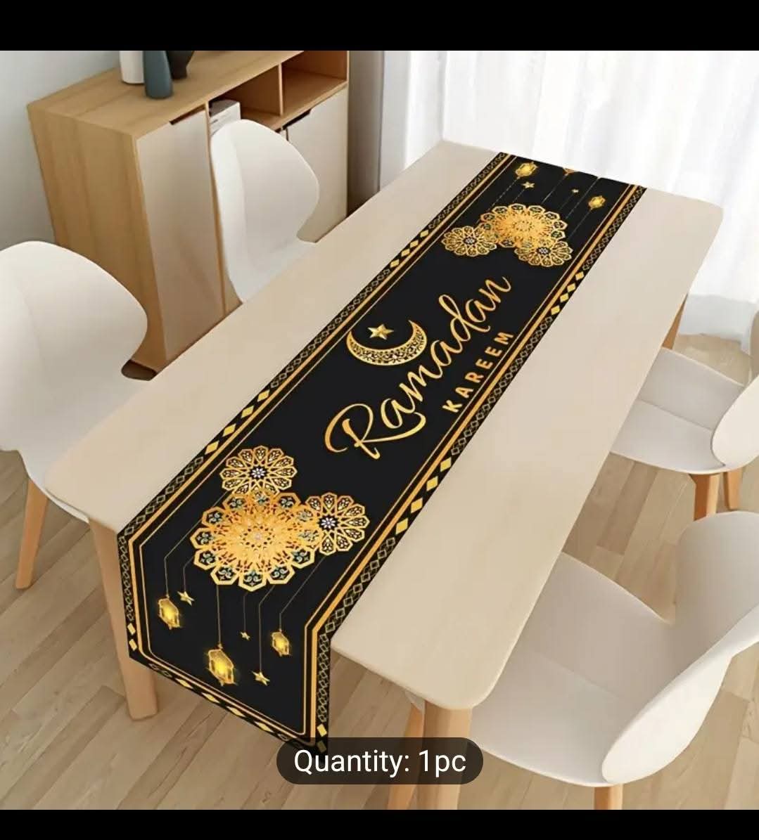 Ramadan Kareem & Eid Decorative Table Runner