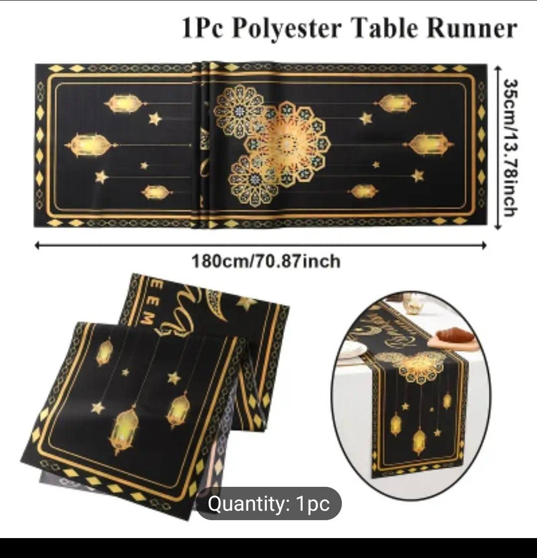 Ramadan Kareem & Eid Decorative Table Runner
