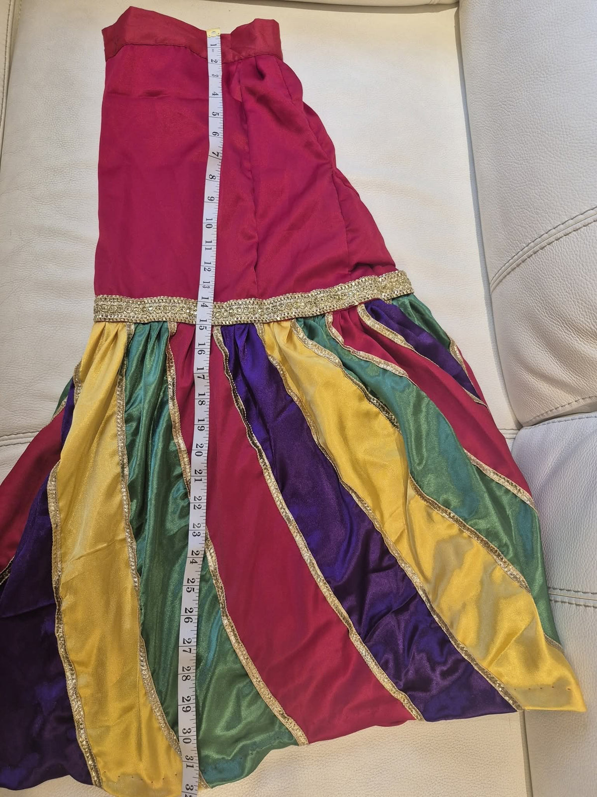 Jewel Tone Panel Ghagra Choli