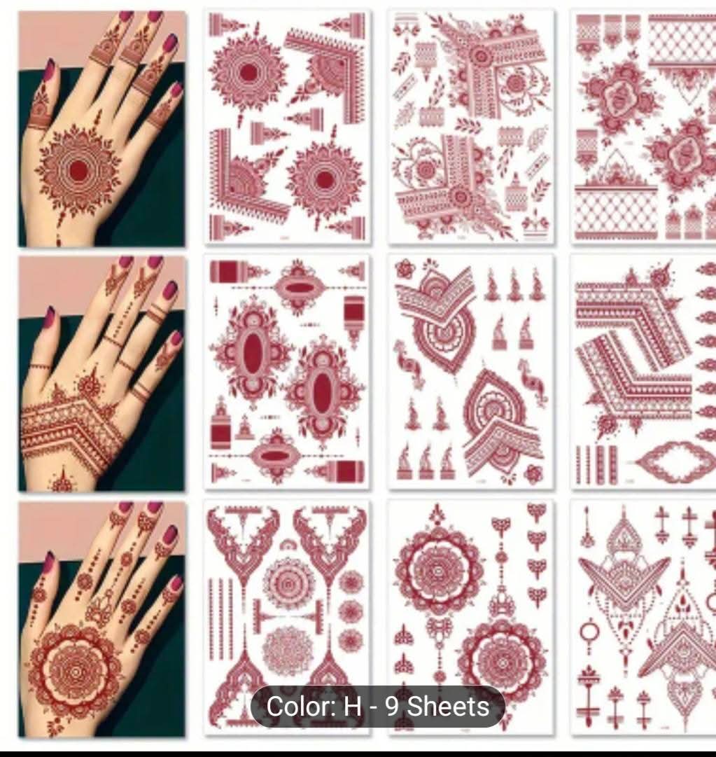 Mehindi Tattoos for Hands