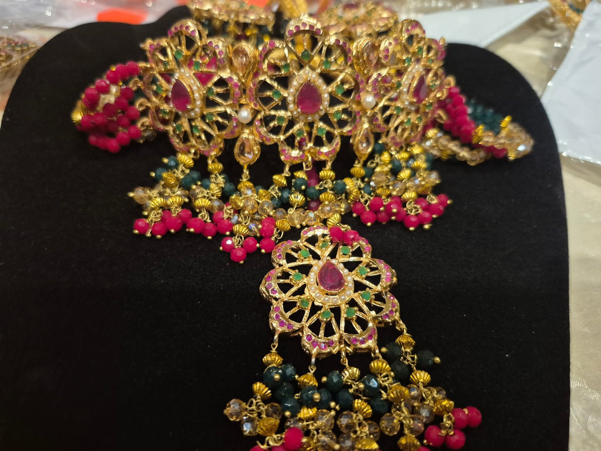 Heavy Bridal Kundan Choker Set