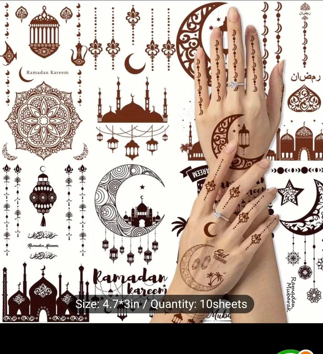 Mehindi Tattoos for Hands