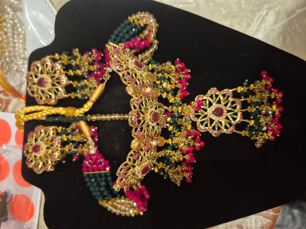 Heavy Bridal Kundan Choker Set