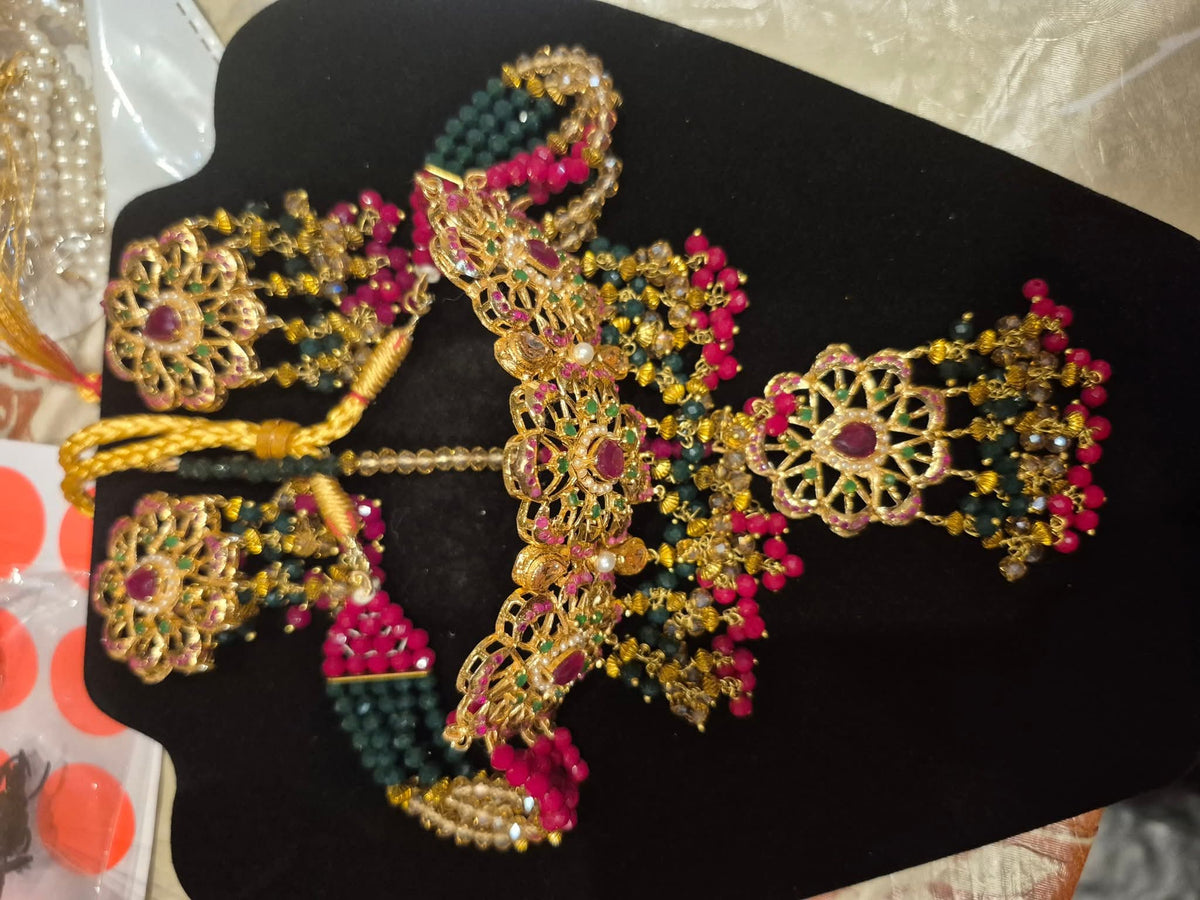Heavy Bridal Kundan Choker Set