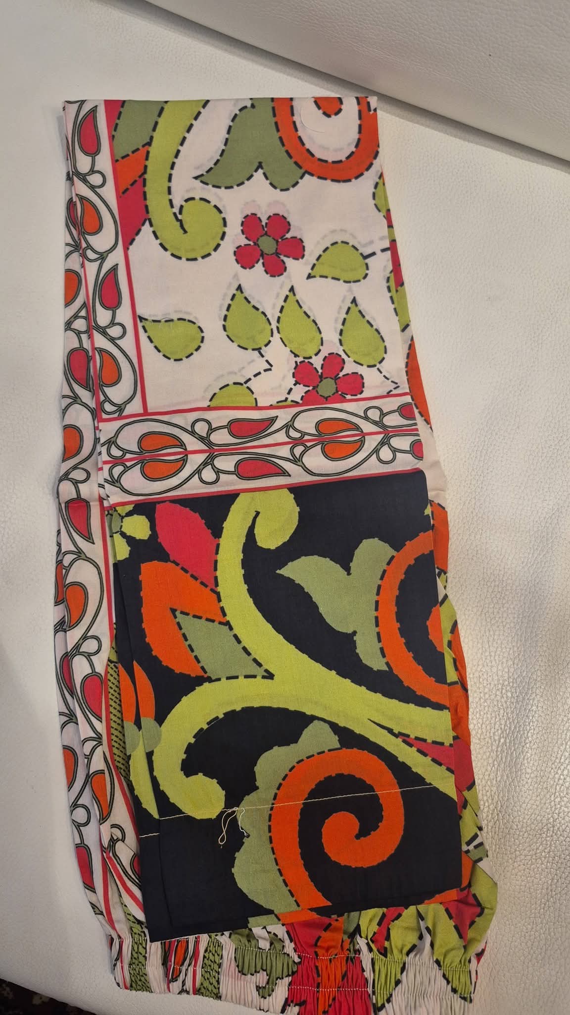 Off-White & Vibrant Floral Suzani Printed Co-Ord Set