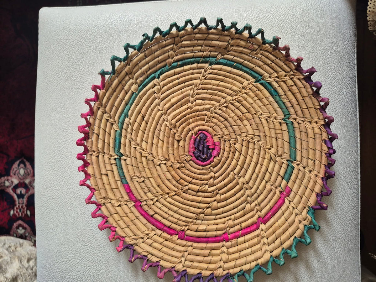 Traditional Handcrafted Woven Roti Changair / Chaba (Handmade Bread Basket)