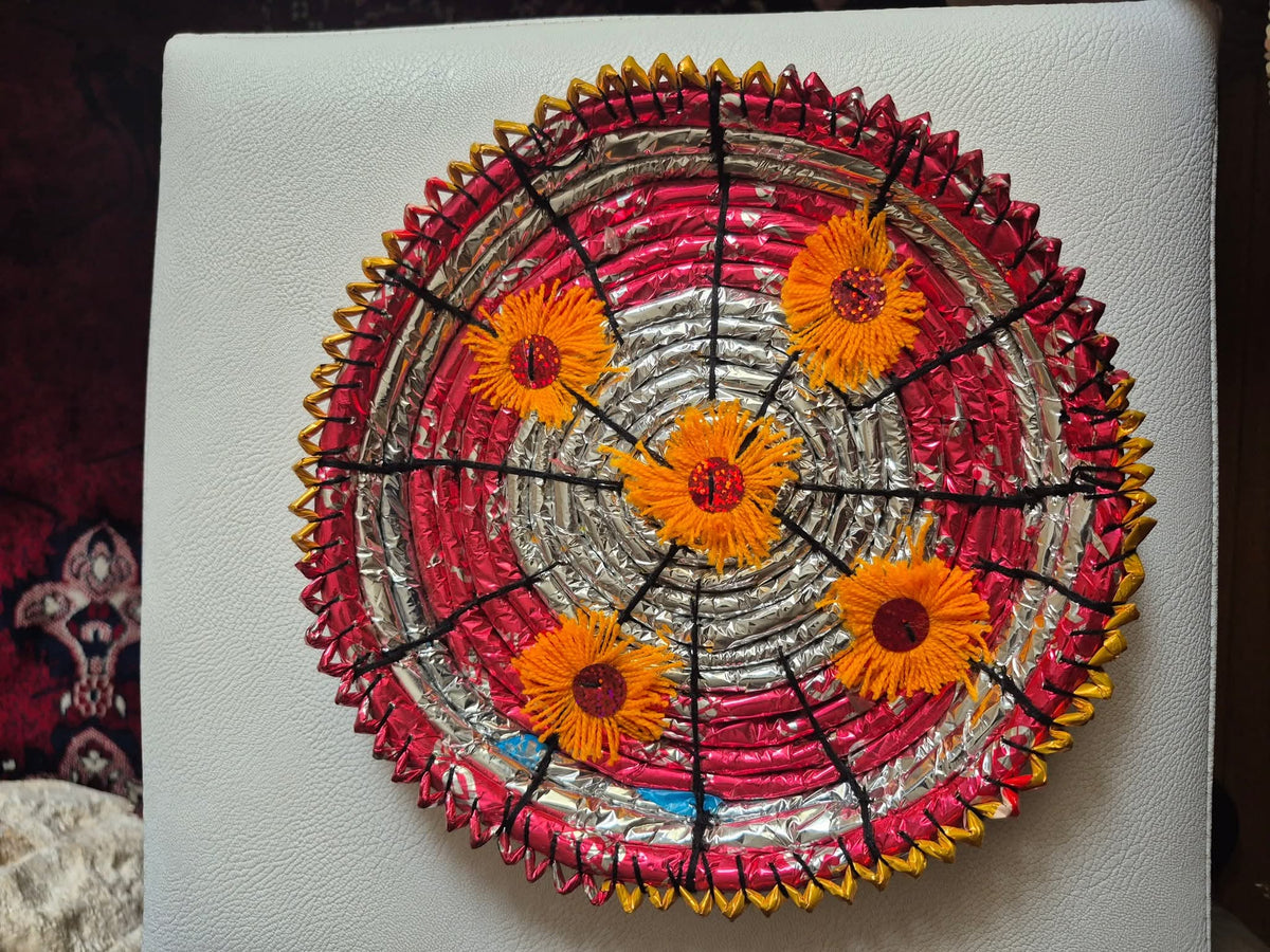 Traditional Handcrafted Woven Roti Changair / Chaba (Handmade Bread Basket)